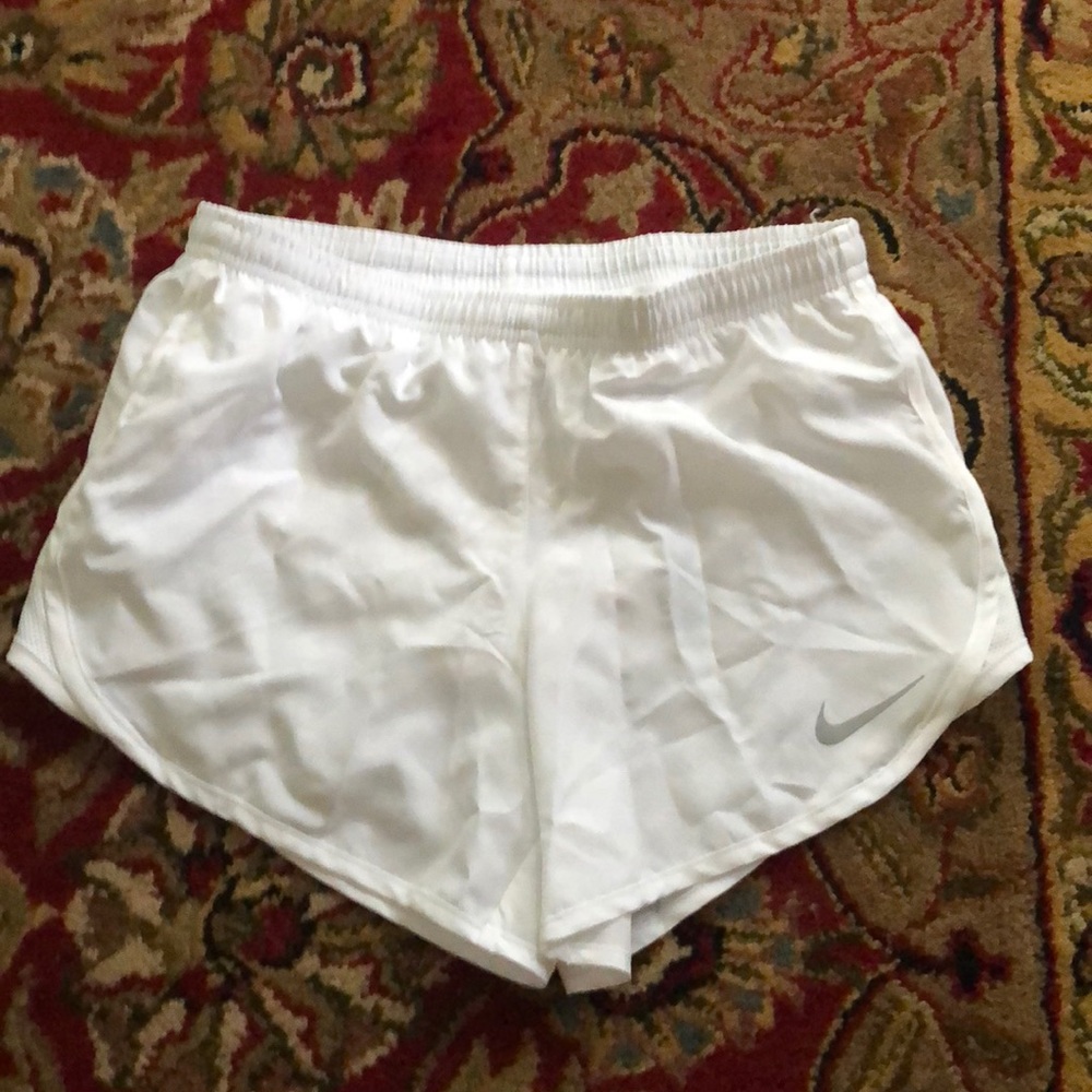 Nike white shorts